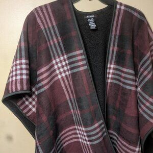 Ik Behar Plus Size One Size Fits all Plaid Shall